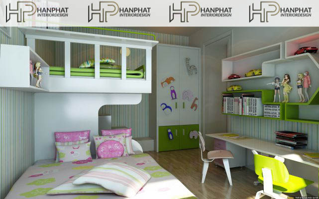 Thiết kế/ thi công nội thất phòng của bé Bin ở quận Phú Nhuận